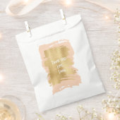 ベビーシャワー優先バッグクラシック「金ゴールドピンク/ピンク」 フェイバーバッグ (クリップ留めされた状態)