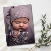 ベビーシャワー写真サンキューカードカスタム サンキューカード