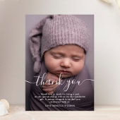 ベビーシャワー写真サンキューカードカスタム サンキューカード