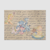 ベビーシャワー切り離しヴィンテージ 薄葉紙 (正面)