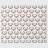 ベビーシャワー又はお祝い包装紙 ラッピングペーパー (フラット)