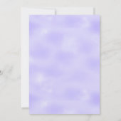 ベビーシャワー双子の男の子 招待状 (裏面)