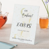 ベビーシャワー台座看板を引き立てる 台座サイン (インサイチュ)