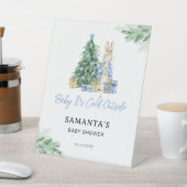 ベビーシャワー外は寒いサイン 台座サイン (インサイチュ)