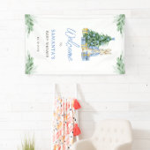 ベビーシャワー外は寒い歓迎 横断幕 (インサイチュ)