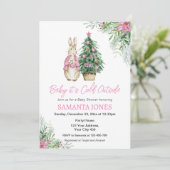 ベビーシャワー外は寒い 招待状 (スタンド正面)