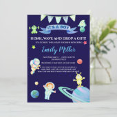 ベビーシャワー宇宙による宇宙飛行士の運転 招待状 (スタンド正面)