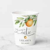 ベビーシャワー小さなかわいこちゃんオンザウェイウォーター色 紙コップ (裏面)