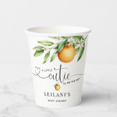 ベビーシャワー小さなかわいこちゃんオンザウェイウォーター色 紙コップ (正面)