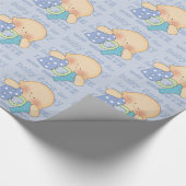 ベビーシャワー少年ラッピング紙 ラッピングペーパー (角)