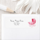 ベビーシャワー差出人住所ラベル ラベル (インサイチュ)