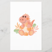 ベビーシャワー恐竜 ママのことをどれだけ知っている? カード (裏面)