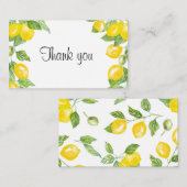 ベビーシャワー感謝していを浴びる エンクロージャーカード (正面/裏面)