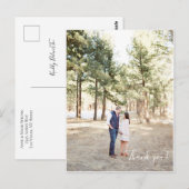 ベビーシャワー感謝のポストカード ポストカード (正面/裏面)