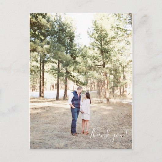 ベビーシャワー感謝のポストカード ポストカード (正面)