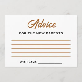 ベビーシャワー我々は真摯に待つことができるテディベアハート アドバイスカード