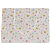 ベビーシャワー抱き枕 – トゥインクルトゥインクルトワイライト ラージペーパーバッグ (正面)