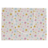 ベビーシャワー抱き枕 – トゥインクルトゥインクルトワイライト ラージペーパーバッグ (裏面)