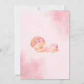 ベビーシャワー招待状のテンプレート 招待状 (裏面)