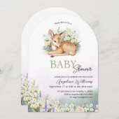 ベビーシャワー招待状は愛らしい顔をしている。 招待状 (正面/裏面)