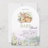 ベビーシャワー招待状は愛らしい顔をしている。 招待状 (正面)