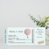 ベビーシャワー招待状アドベンチャー待ち 招待状 (スタンド正面)