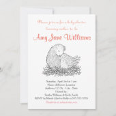 ベビーシャワー招待状カスタムベビーシャワー招待状 招待状 (正面)