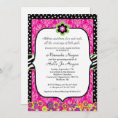 ベビーシャワー招待状カスタム- 招待状 (正面/裏面)