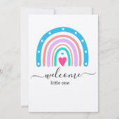 ベビーシャワー招待状カスタム – 男の子または女の子カード 招待状 (正面)