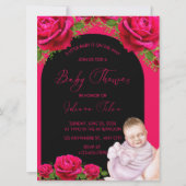 ベビーシャワー招待状カード (裏面)