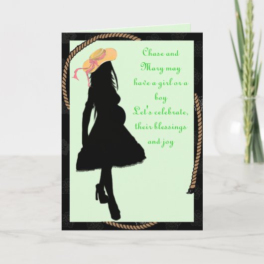 ベビーシャワー招待状カード 招待状 (正面)