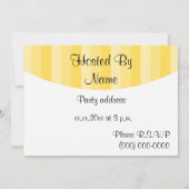 ベビーシャワー招待状テンプレート 招待状 (裏面)