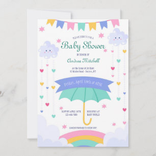 ベビーシャワー招待状ハン描ド- 招待状