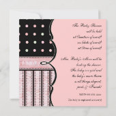 ベビーシャワー招待状フランスの – ボードット旋回vs3 招待状 (裏面)