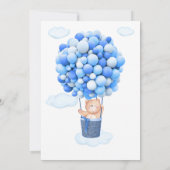 ベビーシャワー招待状ベア待てよ！ 招待状 (裏面)