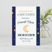 ベビーシャワー招待状ボホステイワイルドムーンチャイルド 招待状 (スタンド正面)