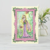 ベビーシャワー招待状マザーアンドベビー妖精 招待状 (スタンド正面)