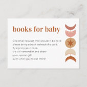 ベビーシャワー招待状囲いカード用の本 エンクロージャーカード (正面)