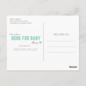 ベビーシャワー招待状用ブック ポストカード (裏面)