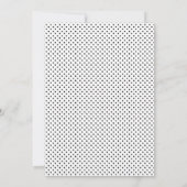 ベビーシャワー招待状紫花フローラ薄紫 招待状 (裏面)