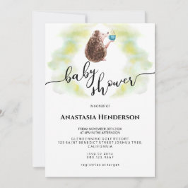 ベビーシャワー招待状。