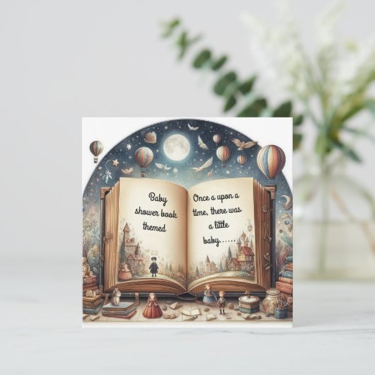 ベビーシャワー招待状 (スタンド正面)