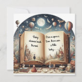 ベビーシャワー招待状 (正面)