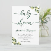 ベビーシャワー招待状 (スタンド正面)