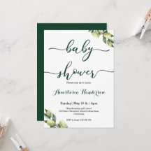 ベビーシャワー招待状