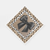 ベビーシャワー招待状-アニマルプリント – ボーランチョン スタンダードランチョンナプキン (角)