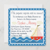 ベビーシャワー招待状/インビタシオンパラベビーシャワー 招待状 (正面)