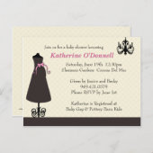 ベビーシャワー招待状 インビテーションポストカード (正面/裏面)