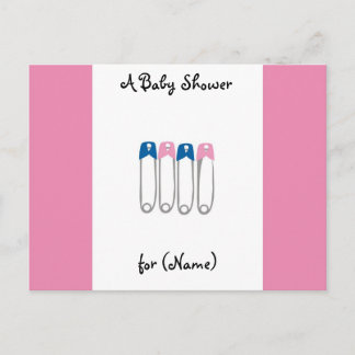 ベビーシャワー招待状 インビテーションポストカード