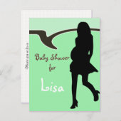 ベビーシャワー招待状 インビテーションポストカード (正面/裏面)